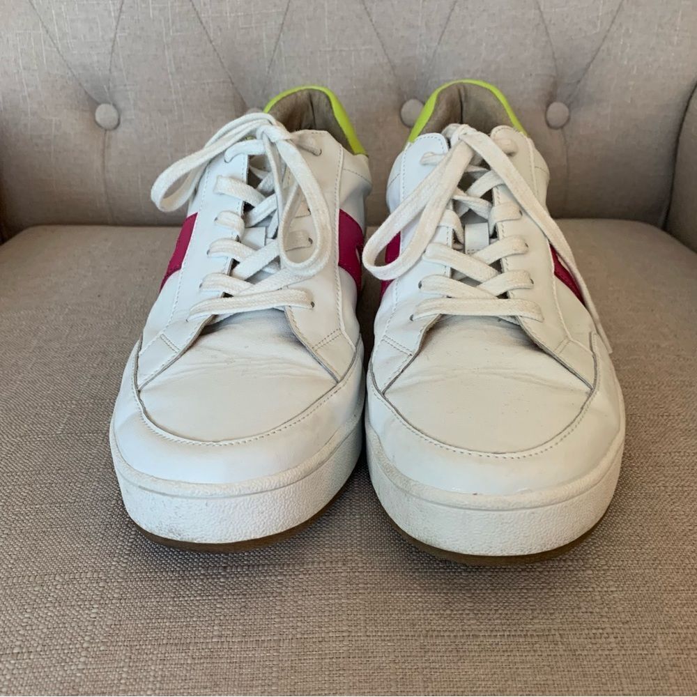 Lucky Brand Hinta LeatherCasual Sneakers Size 10 - Picture 6 of 8